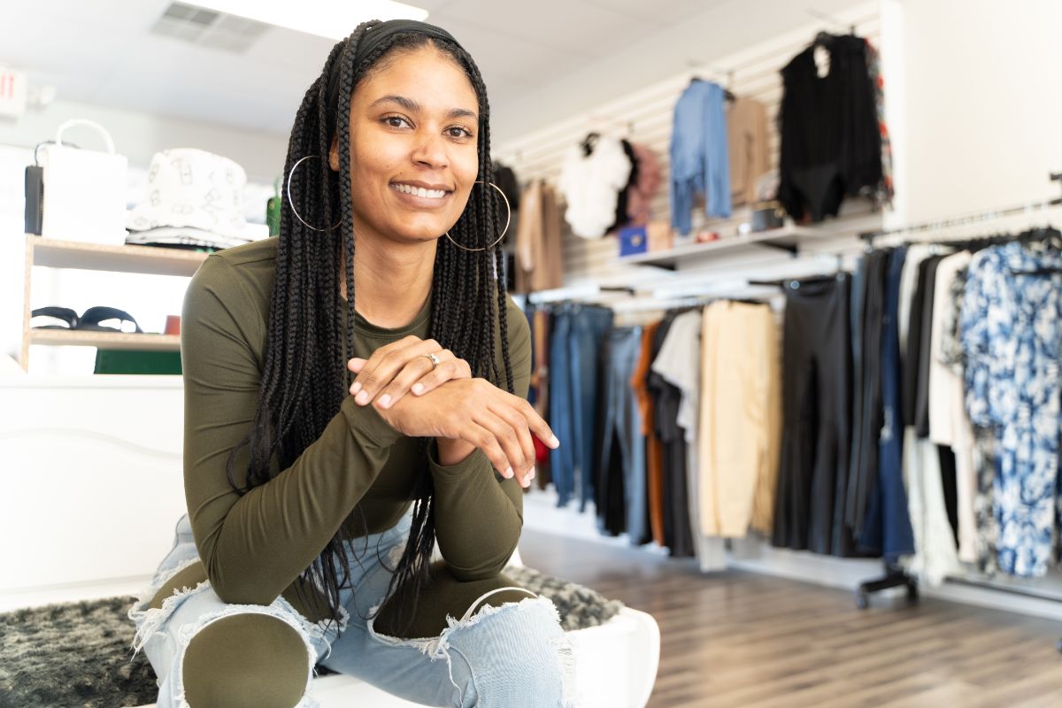 Read about Toni Hopkins, the woman of color entrepreneur that started a successful retail business during the pandemic